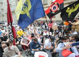 Protest ”Stopscroll" in Kiev