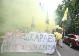 Protest ”Stopscroll" in Kiev