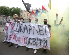 Protest ”Stopscroll" in Kiev