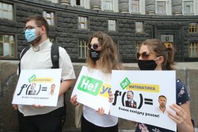 Protest ”Stopscroll" in Kiev