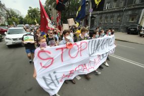 Protest ”Stopscroll" in Kiev
