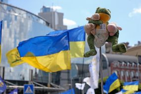 Action in support of Petro Poroshenko