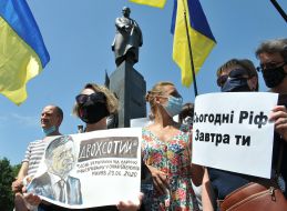 Action "200 days of lies" in Kharkiv