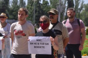 Action "200 days of lies" in Zaporozhye