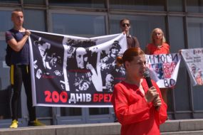 Action "200 days of lies" in Zaporozhye