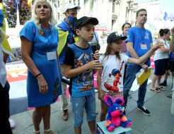 The protesters of the investors of Arkada Bank