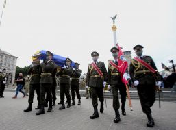 Farewell ceremony with Taras Matviyiv