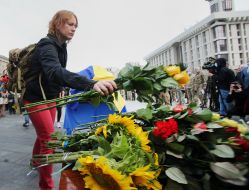 Farewell ceremony with Taras Matviyiv