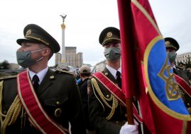 Farewell ceremony with Taras Matviyiv