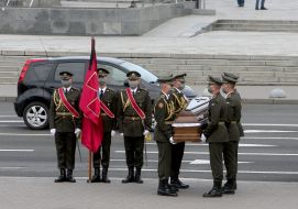 Farewell ceremony with Taras Matviyiv