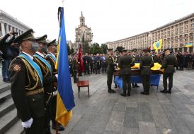 Farewell ceremony with Taras Matviyiv