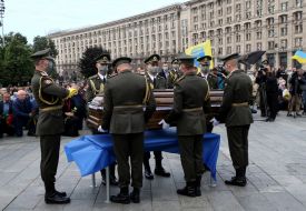 Farewell ceremony with Taras Matviyiv