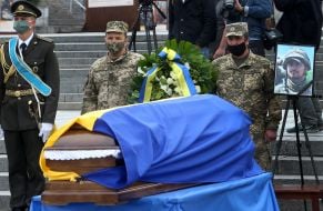 Farewell ceremony with Taras Matviyiv