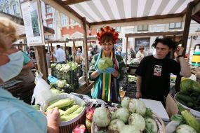 Farm fair on the Market Square