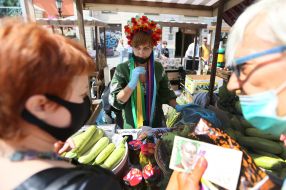 Farm fair on the Market Square
