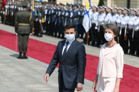 Simonetta Sommaruha, Volodymyr Zelenskyy