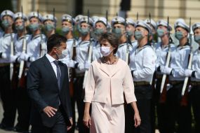 Simonetta Sommaruha, Volodymyr Zelenskyy