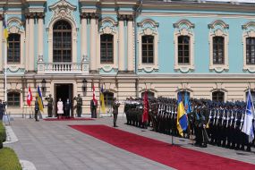 Встреча Симонетти Соммаруги и Владимира Зеленского