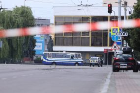 In Lutsk, a man took a bus with hostages