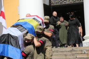 Farewell ceremony with Nikolay Ilyin