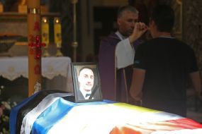 Farewell ceremony with Nikolay Ilyin