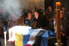 Farewell ceremony with Nikolay Ilyin