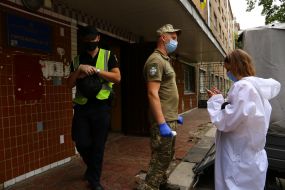 KPI dormitory, where a coronavirus outbreak was found