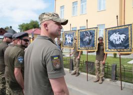 Battle flags and standards of the 10th separate mountain assault brigade