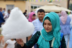 Muslims celebrates holiday Kurban Bairam