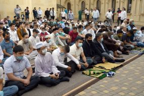 Muslims celebrates holiday Kurban Bairam