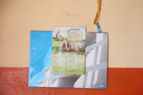 Calendar on the wall