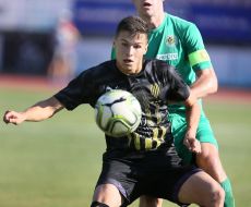 Игровой момент матча