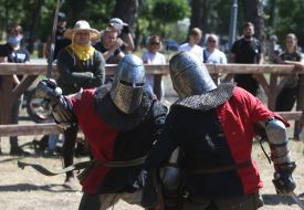 Чемпионат Украины по средневековому бою в Киеве