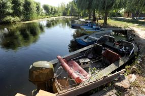 Beaver Lake in the Kherson region