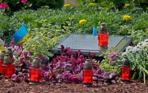 Capsule laying ceremony in honor of the fallen Heroes of the Revolution of Dignity in Kyiv