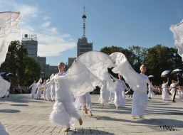 The opening of the fountain in Kharkov