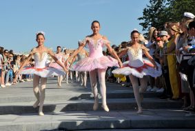 The opening of the fountain in Kharkov