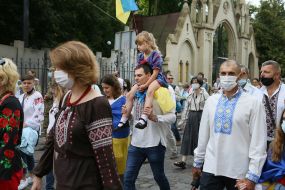 March of the Unconquered in Lviv