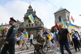 March of the Unconquered in Lviv