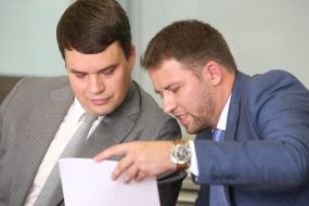 Oleksiy Zadoenko and Oleksandr Maksymenko