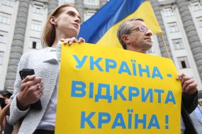 Акция протеста из-за закрытия границ иностранцам