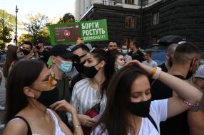 Participants of the action near the Cabinet of Ministers