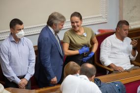 Vadym Novynskyy and Nataliya Korolevska