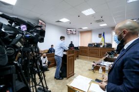 Session of the Shevchenkivsky District Court in the case of the murder of Pavel Sheremet