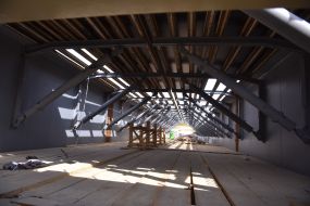 Construction of a bridge in Zaporozhye