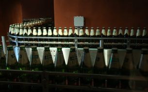 Collection of beer labels