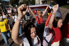 March of solidarity with Belarusian women
