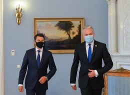 Дмитро Разумков та Ґітанас Науседа