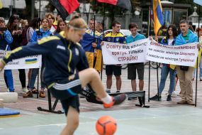 Protest action of Olympic College students