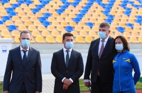 Vadym Huttsayt, Volodymyr Zelenskyy, Vitaliy Fedoriv, Svitlana Dorundyak
